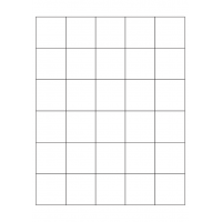 40775 - Label Size 40mm x 42mm - 30 label(s) per sheet