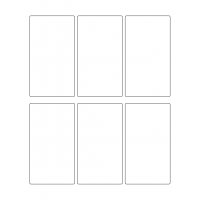 40776 - Label Size 67mm x 120mm - 6 label(s) per sheet