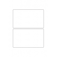 40781 - Label Size 160mm x 96mm - 2 label(s) per sheet