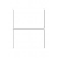 40781 - Label Size 160mm x 96mm - 2 label(s) per sheet 