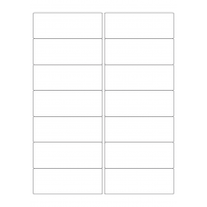 40784 - Label Size 99mm x 37mm - 14 label(s) per sheet 