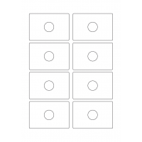 40789 - Label Size 83mm x 56mm - 8 label(s) per sheet