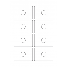 40789 - Label Size 83mm x 56mm - 8 label(s) per sheet 