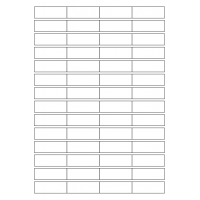 40796 - Label Size 48.5mm x 12mm - 56 label(s) per sheet