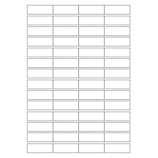 40796 - Label Size 48.5mm x 12mm - 56 label(s) per sheet 