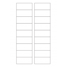 40798 - Label Size 70mm x 30mm - 18 label(s) per sheet 
