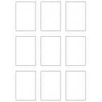 40799 - Label Size 58mm x 85mm - 9 label(s) per sheet