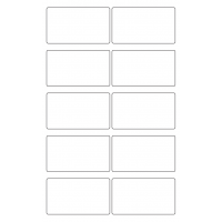 40801 - Label Size 85mm x 48mm - 10 label(s) per sheet