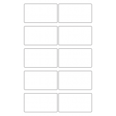 40801 - Label Size 85mm x 48mm - 10 label(s) per sheet 