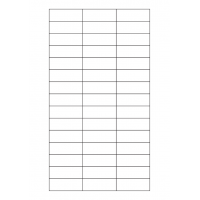 40803 - Label Size 50mm x 18mm - 45 label(s) per sheet