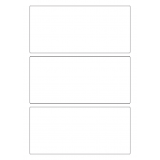 40808 - Label Size 185mm x 87mm - 3 label(s) per sheet 