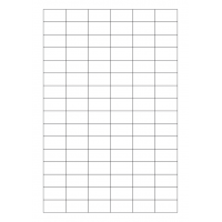 40810 - Label Size 30mm x 17mm - 96 label(s) per sheet