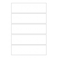 40815 - Label Size 180mm x 50mm - 5 label(s) per sheet