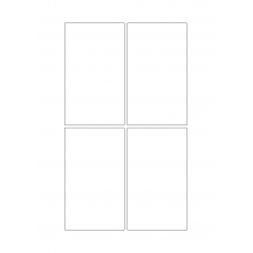 40816 - Label Size 170mm x 100mm - 2 label(s) per sheet 