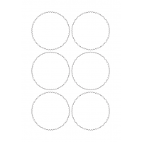 40822 - Label Size 80mm x 80mm - 6 label(s) per sheet