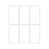 40830 - Label Size 60mm x 110mm - 6 label(s) per sheet