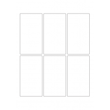 40830 - Label Size 60mm x 110mm - 6 label(s) per sheet 
