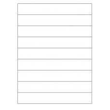 40831 - Label Size 200mm x 30mm - 9 label(s) per sheet 