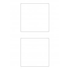 40836 - Label Size 120mm x 120mm - 2 label(s) per sheet 