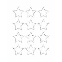 40921 - Label Size 50mm x 50mm - 12 label(s) per sheet