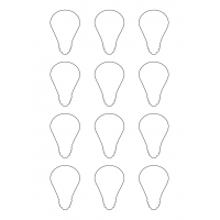 40931 - Label Size 40mm x 60mm - 12 label(s) per sheet