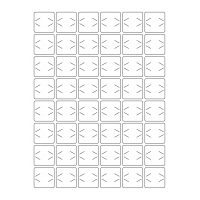 40935 - Label Size 30mm x 30mm - 48 label(s) per sheet
