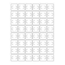 40935 - Label Size 30mm x 30mm - 48 label(s) per sheet 