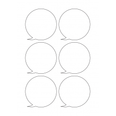40942 - Label Size 80mm x 80mm - 6 label(s) per sheet 
