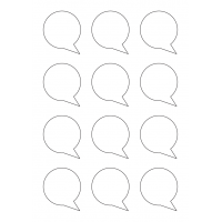 40943 - Label Size 50mm x 56.9mm - 12 label(s) per sheet