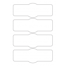 40951 - Label Size 177.5mm x 65mm - 4 label(s) per sheet 