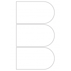 40952 - Label Size 160mm x 92mm - 3 label(s) per sheet 