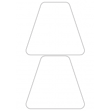 40954 - Label Size 156.655mm x 141.184mm - 2 label(s) per sheet 