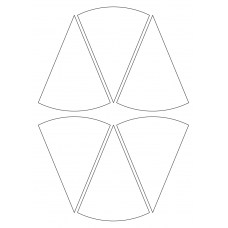 40959 - Label Size 94.3mm x 124.6mm - 6 label(s) per sheet 