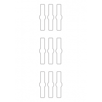 40964 - Label Size 18mm x 76mm - 9 label(s) per sheet