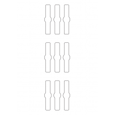 40964 - Label Size 18mm x 76mm - 9 label(s) per sheet 