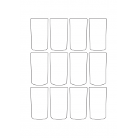 40965 - Label Size 38mm x 70mm - 12 label(s) per sheet