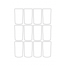 40965 - Label Size 38mm x 70mm - 12 label(s) per sheet 