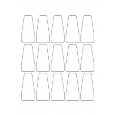 40966 - Label Size 34mm x 70mm - 15 label(s) per sheet 