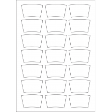 40972 - Label Size 56.885mm x 34.68mm - 21 label(s) per sheet 