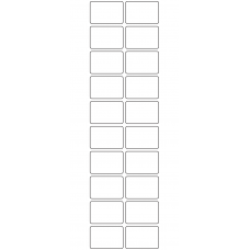 10566 - Label Size 38mm x 25.4mm - 4900 labels per roll 