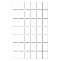 10573 - Label Size 26mm x 37mm - 10520 labels per roll