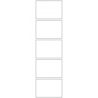 10576 - Label Size 80mm x 55mm - 1190 labels per roll