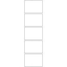 10576 - Label Size 80mm x 55mm - 1190 labels per roll 