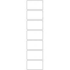 10589 - Label Size 70mm x 40mm - 1610 labels per roll 