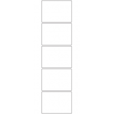 10592 - Label Size 80mm x 58mm - 1150 labels per roll 