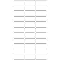 10597 - Label Size 53mm x 25mm - 7500 labels per roll
