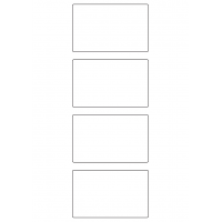 10599 - Label Size 102mm x 64mm - 950 labels per roll