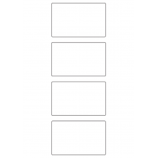 10599 - Label Size 102mm x 64mm - 950 labels per roll 