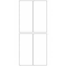 10601 - Label Size 60mm x 142mm - 950 labels per roll 
