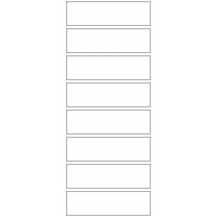 10602 - Label Size 115mm x 33mm - 1900 labels per roll